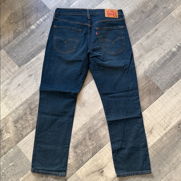 Levi's Men's Classic Indigo Straight Jeans - Picture 4 of 6